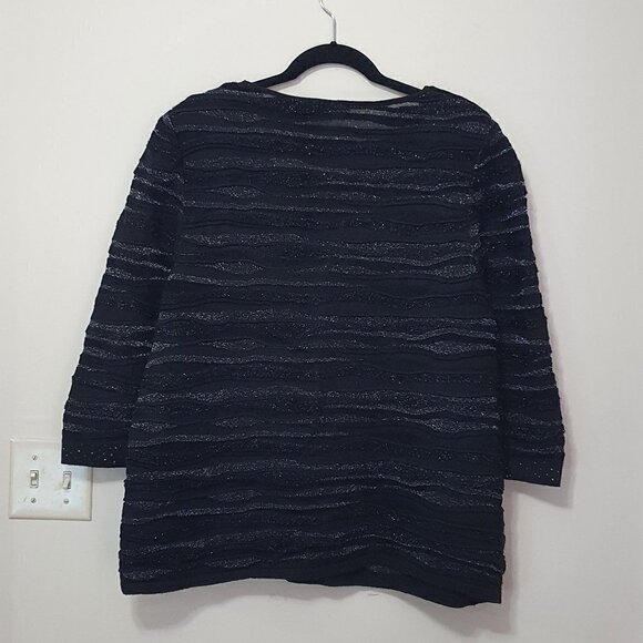 Stizzoli Blended Wool Glitter Top and Pleated Skirt Set - Picture 9 of 14